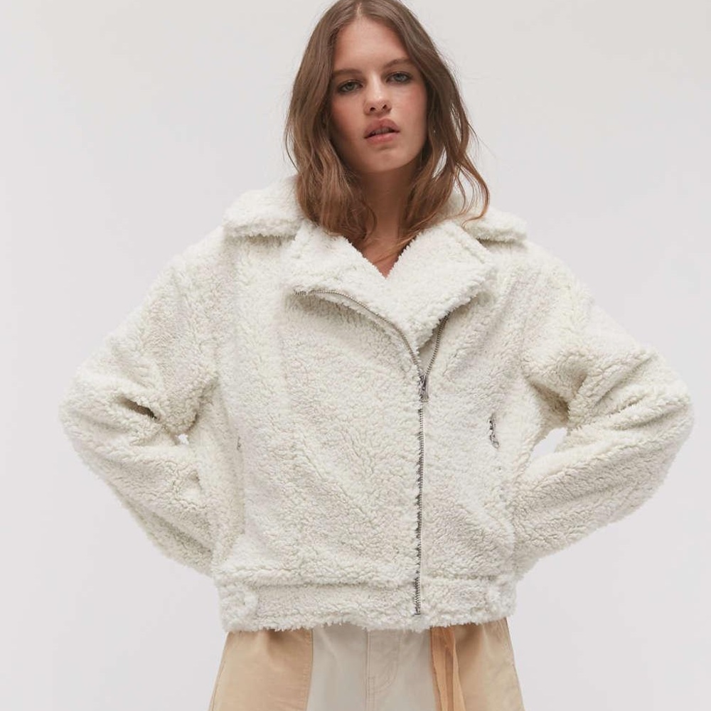 Urban Outfitters Teddy Moto Jacket